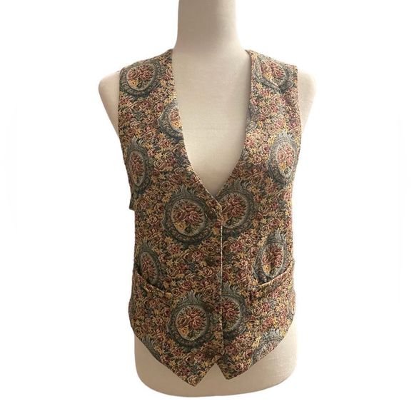 Wrapper Multicolor Patterned Vest - Picture 1 of 4